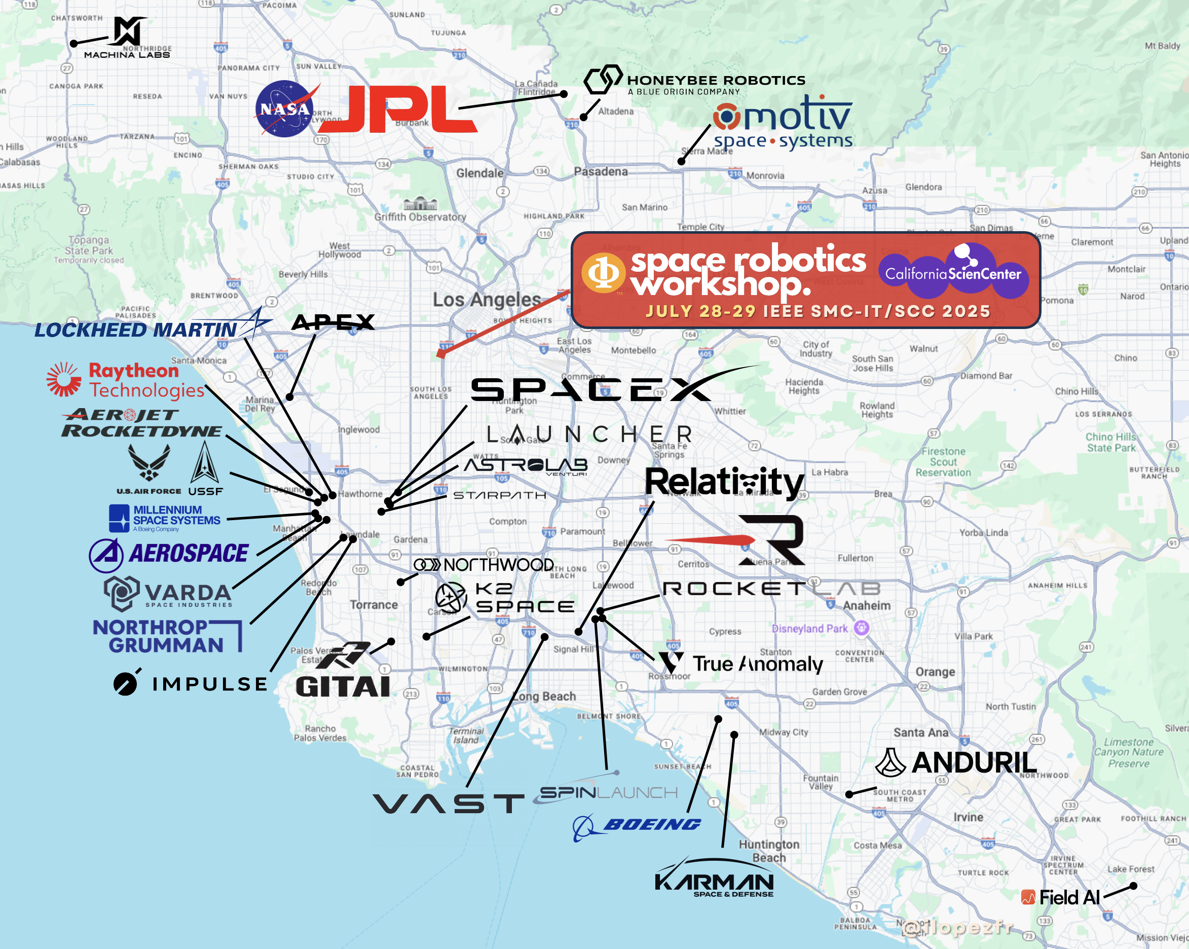 LA Companies Map